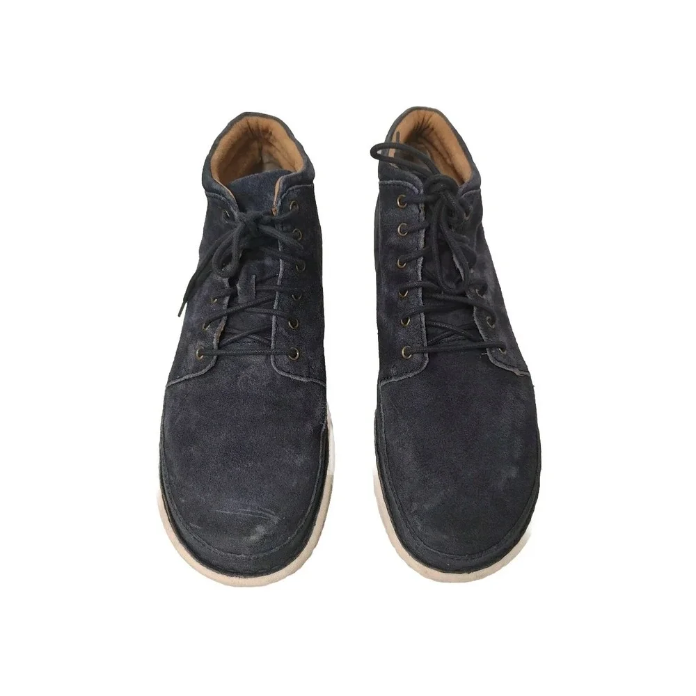 Born Nigel Mens Boot Size 11.5M Shark Blue SUEDE‎ H48332